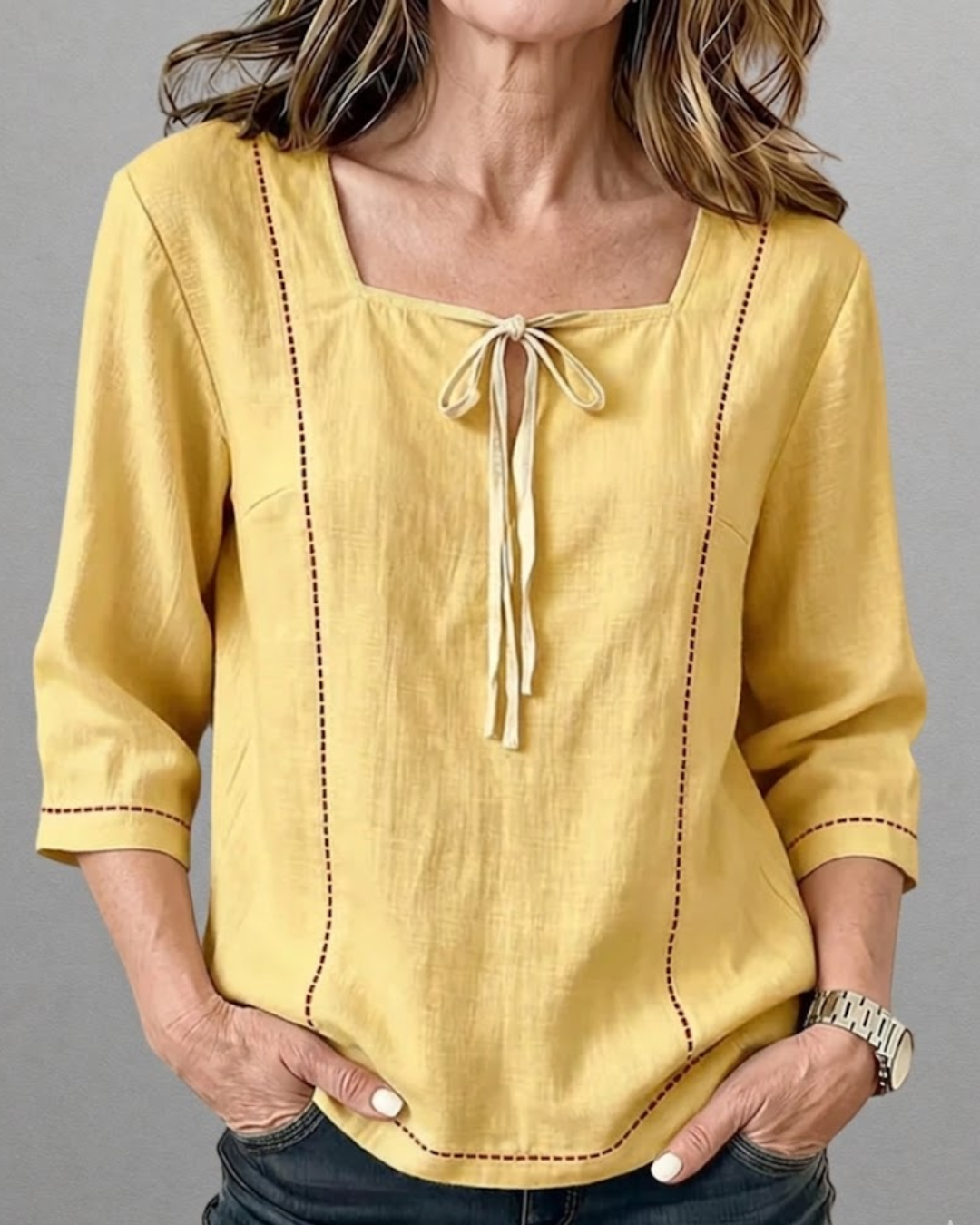 Talia – Top with Striking Detail