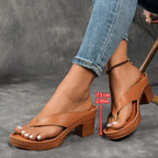 Amara Chunky Heel Sandals