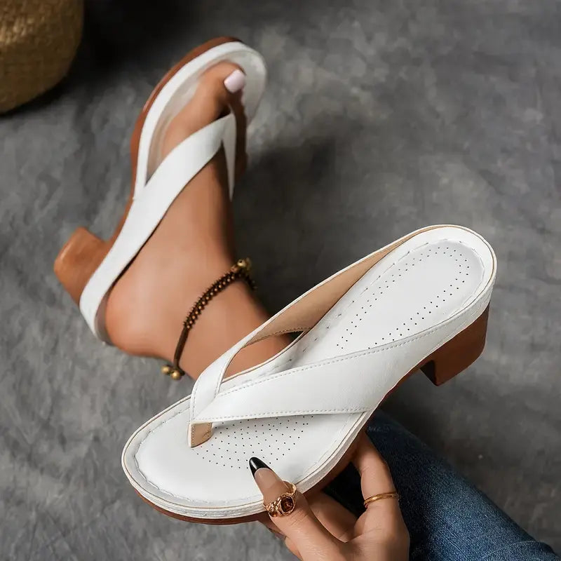 Amara Chunky Heel Sandals