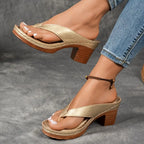 Amara Chunky Heel Sandals