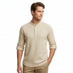 Arthur Henley Shirt - Luxury Breathable Knit