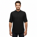 Arthur Henley Shirt - Luxury Breathable Knit