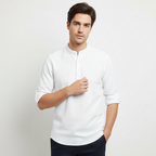 Arthur Henley Shirt - Luxury Breathable Knit