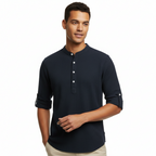 Arthur Henley Shirt - Luxury Breathable Knit