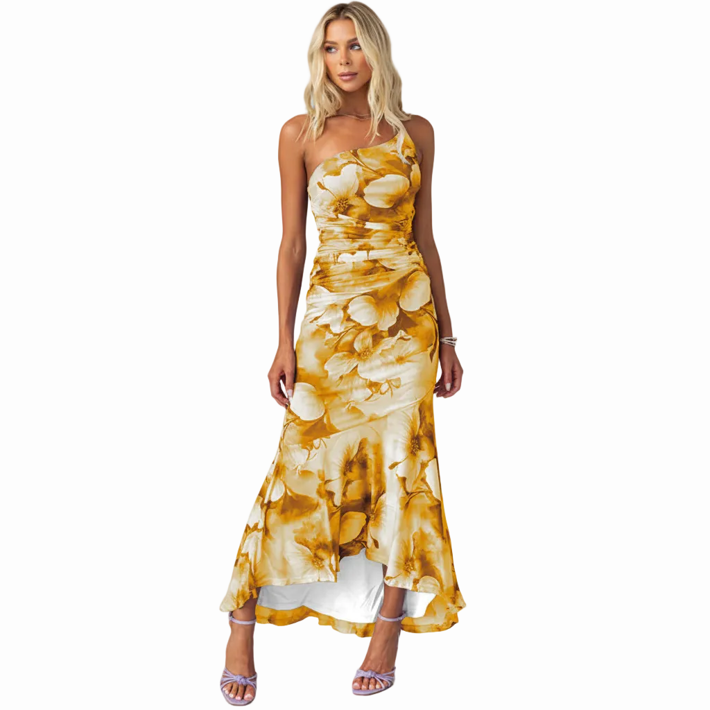 Ayla One Shoulder Maxi Dress