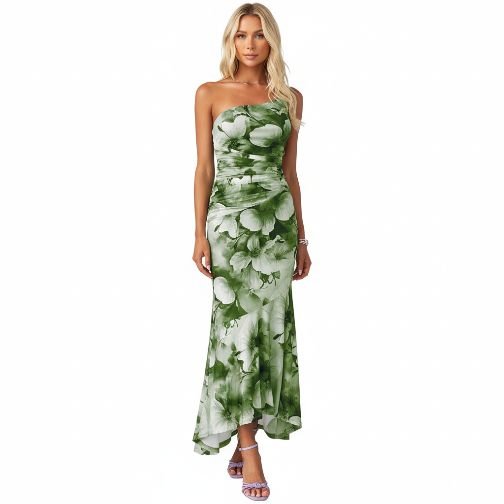 Ayla One Shoulder Maxi Dress