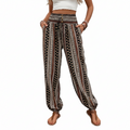 Cleo Ethnic Jogger Pants - Tribal Graphic Print