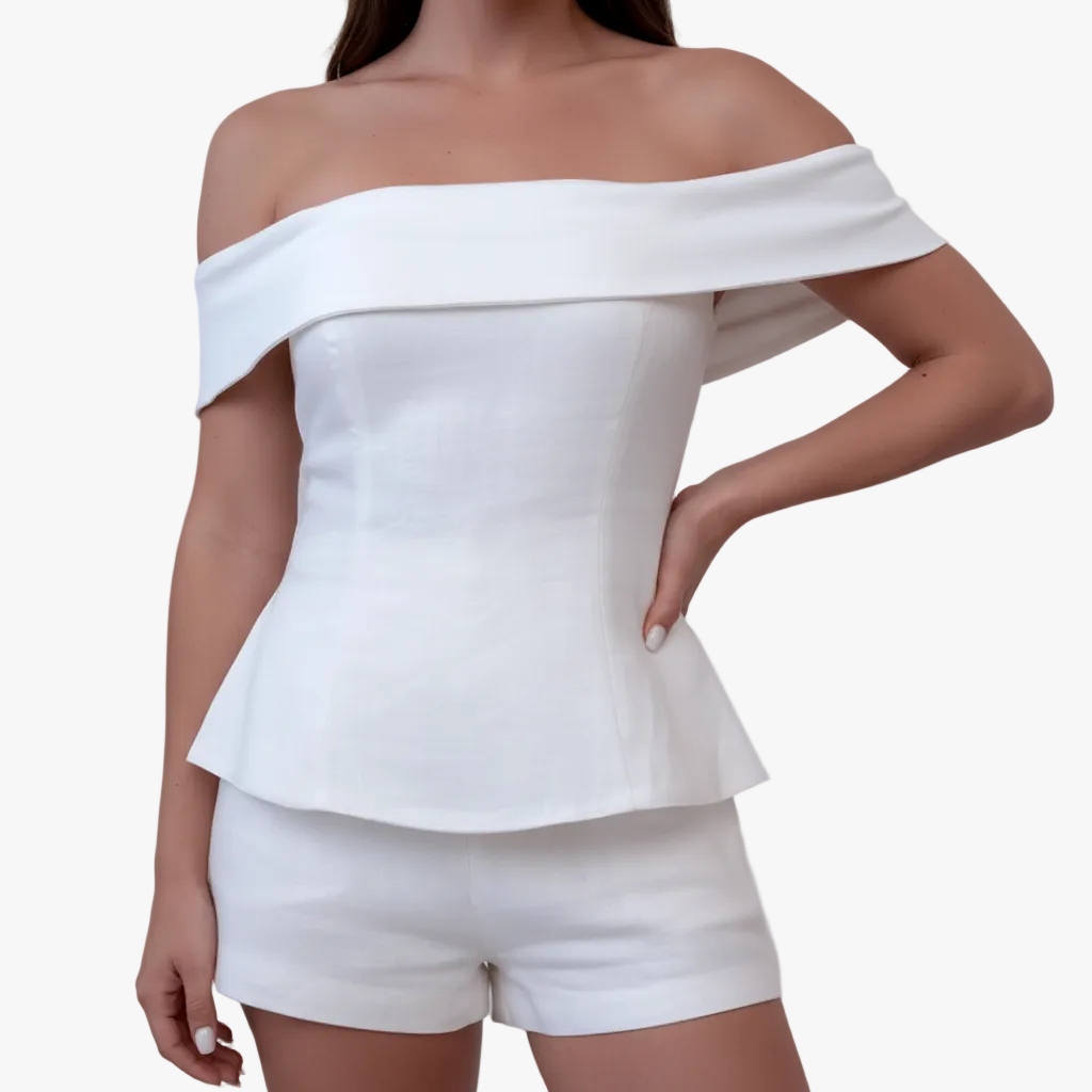 Elena Two-Piece Set - Cotton & Linen Blend