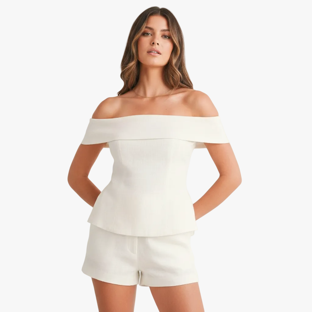 Elena Two-Piece Set - Cotton & Linen Blend