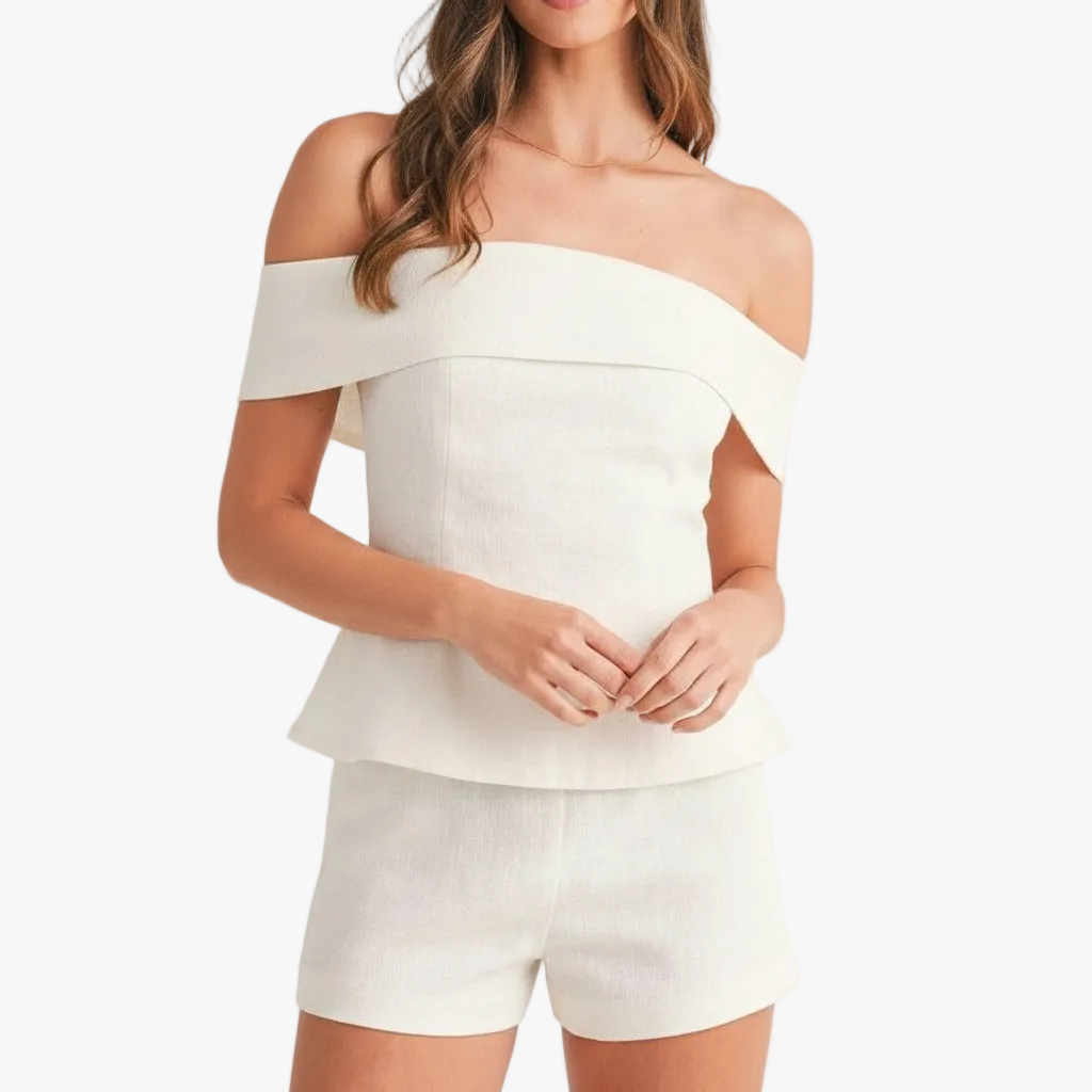 Elena Two-Piece Set - Cotton & Linen Blend