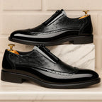 Felix Oxford Shoes - Ostrich Leather
