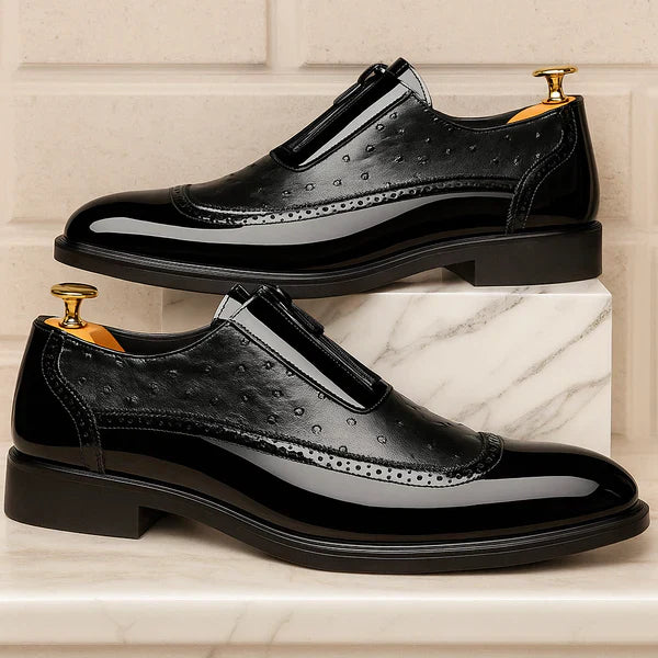 Felix Oxford Shoes - Ostrich Leather