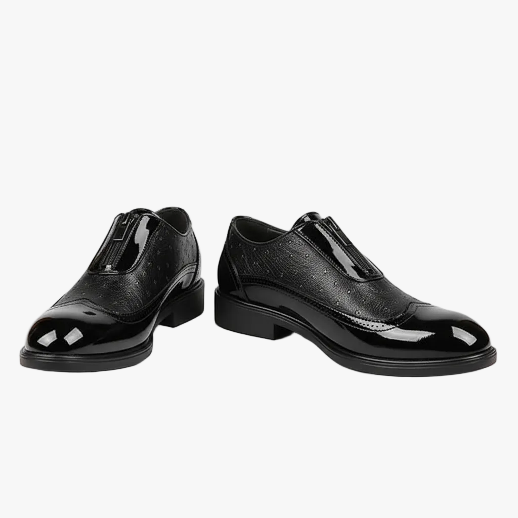 Felix Oxford Shoes - Ostrich Leather