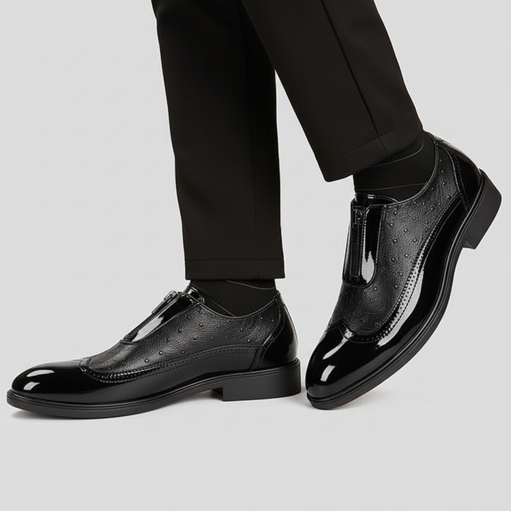 Felix Oxford Shoes - Ostrich Leather