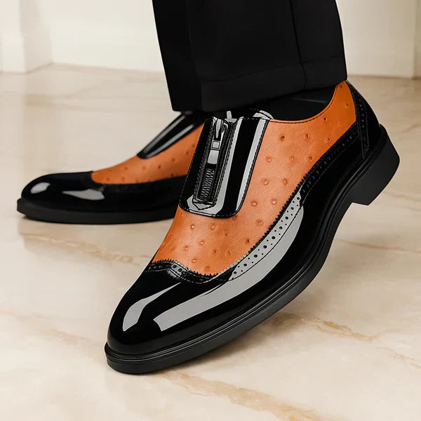 Felix Oxford Shoes - Ostrich Leather