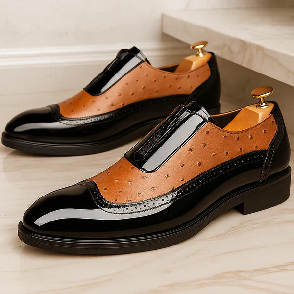 Felix Oxford Shoes - Ostrich Leather