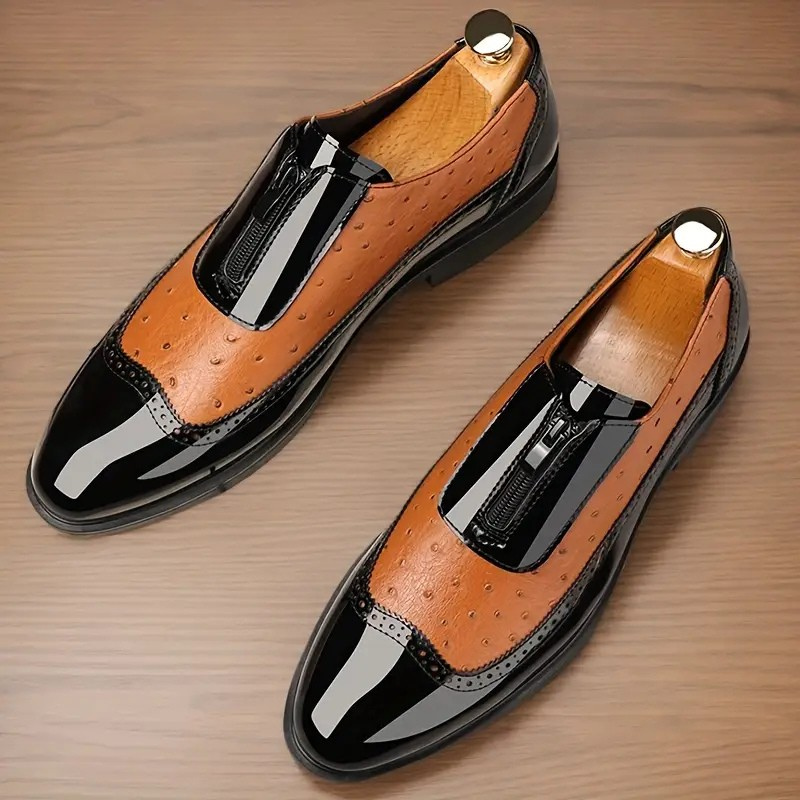 Felix Oxford Shoes - Ostrich Leather