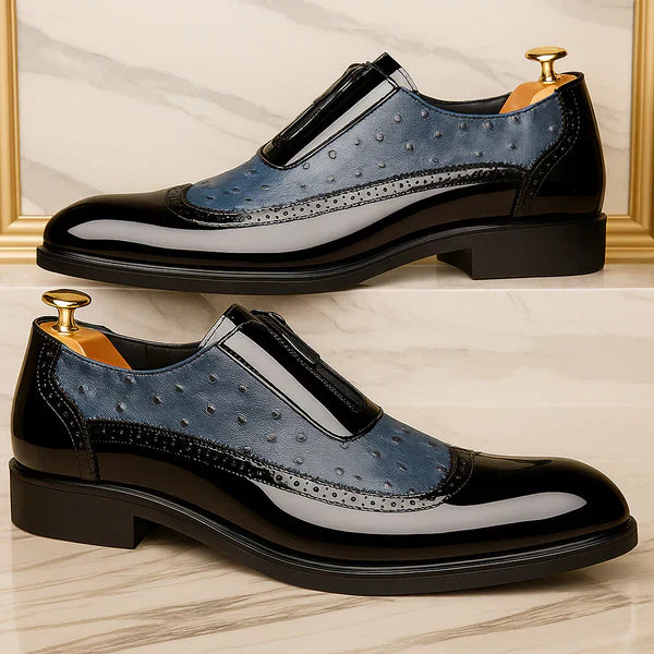 Felix Oxford Shoes - Ostrich Leather