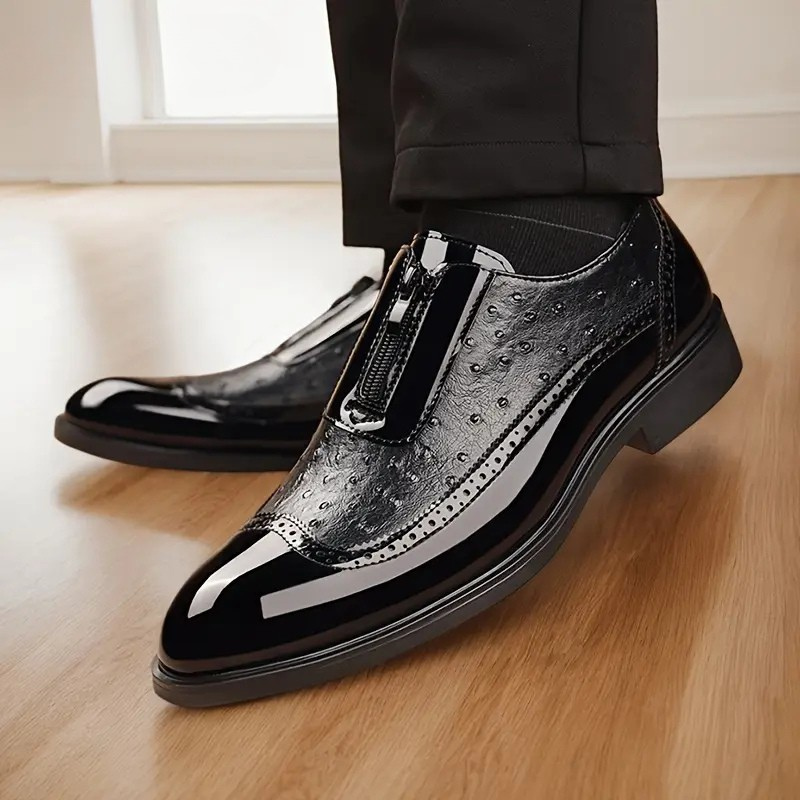 Felix Oxford Shoes - Ostrich Leather