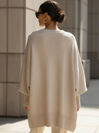 Gey Sweater - Elegant Graceful Silhouette