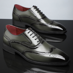Julian Leather Brogue Dress Shoes