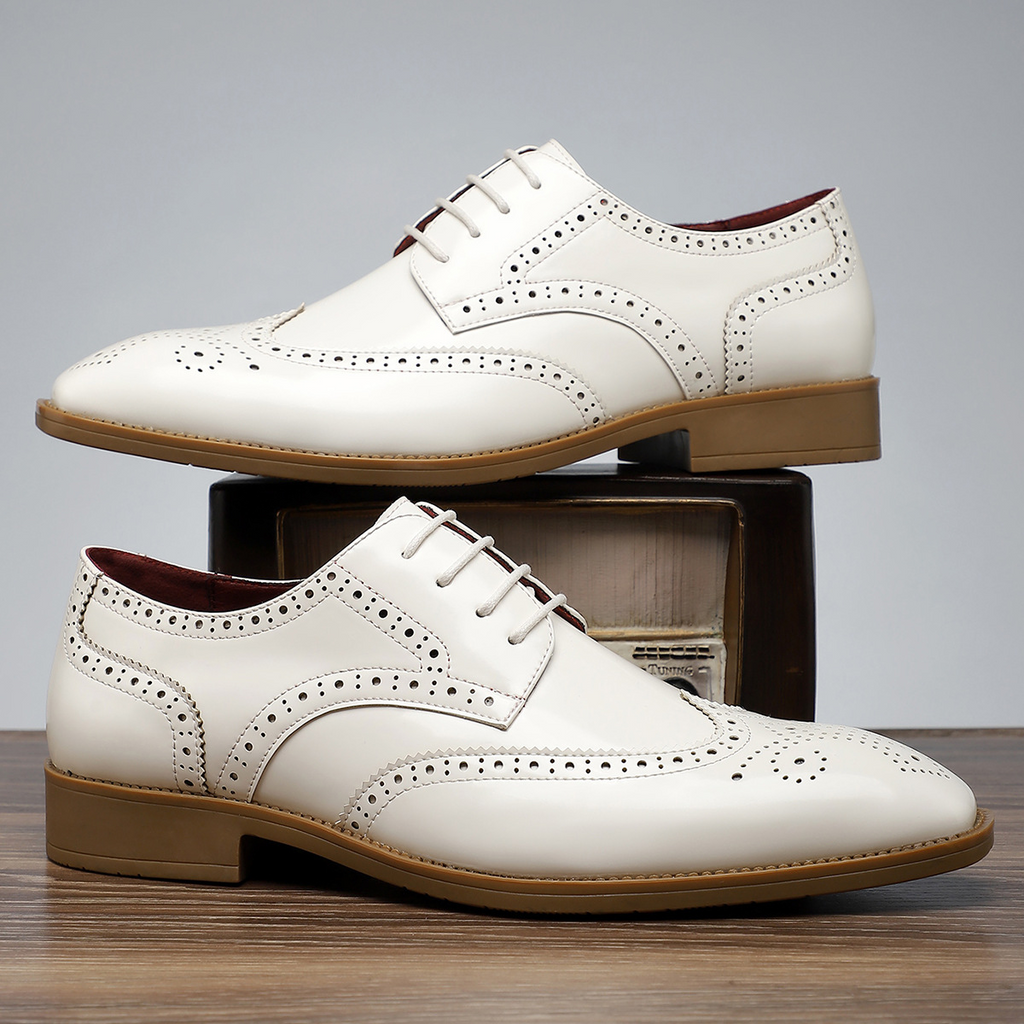 Julian Leather Brogue Dress Shoes