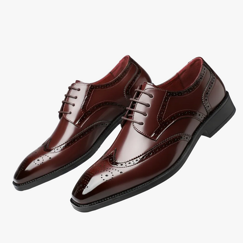 Julian Leather Brogue Dress Shoes