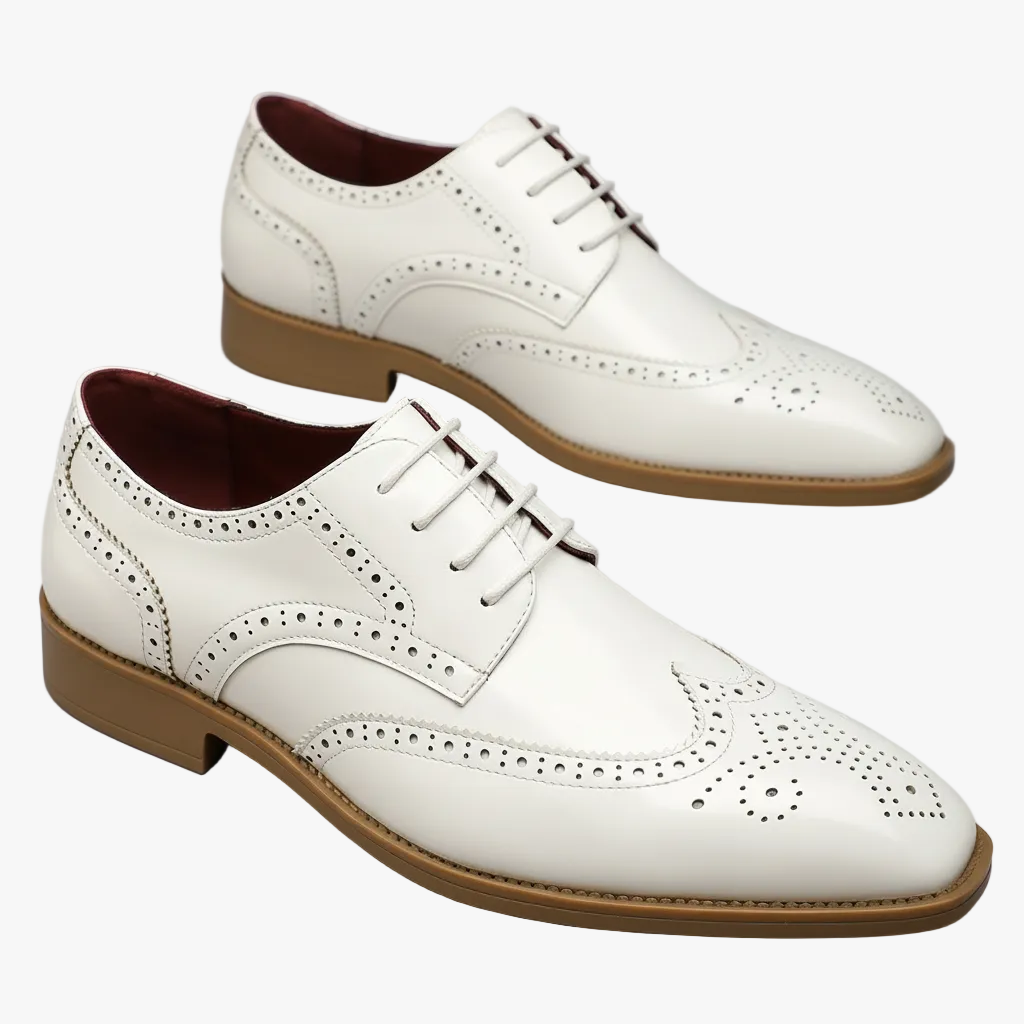 Julian Leather Brogue Dress Shoes