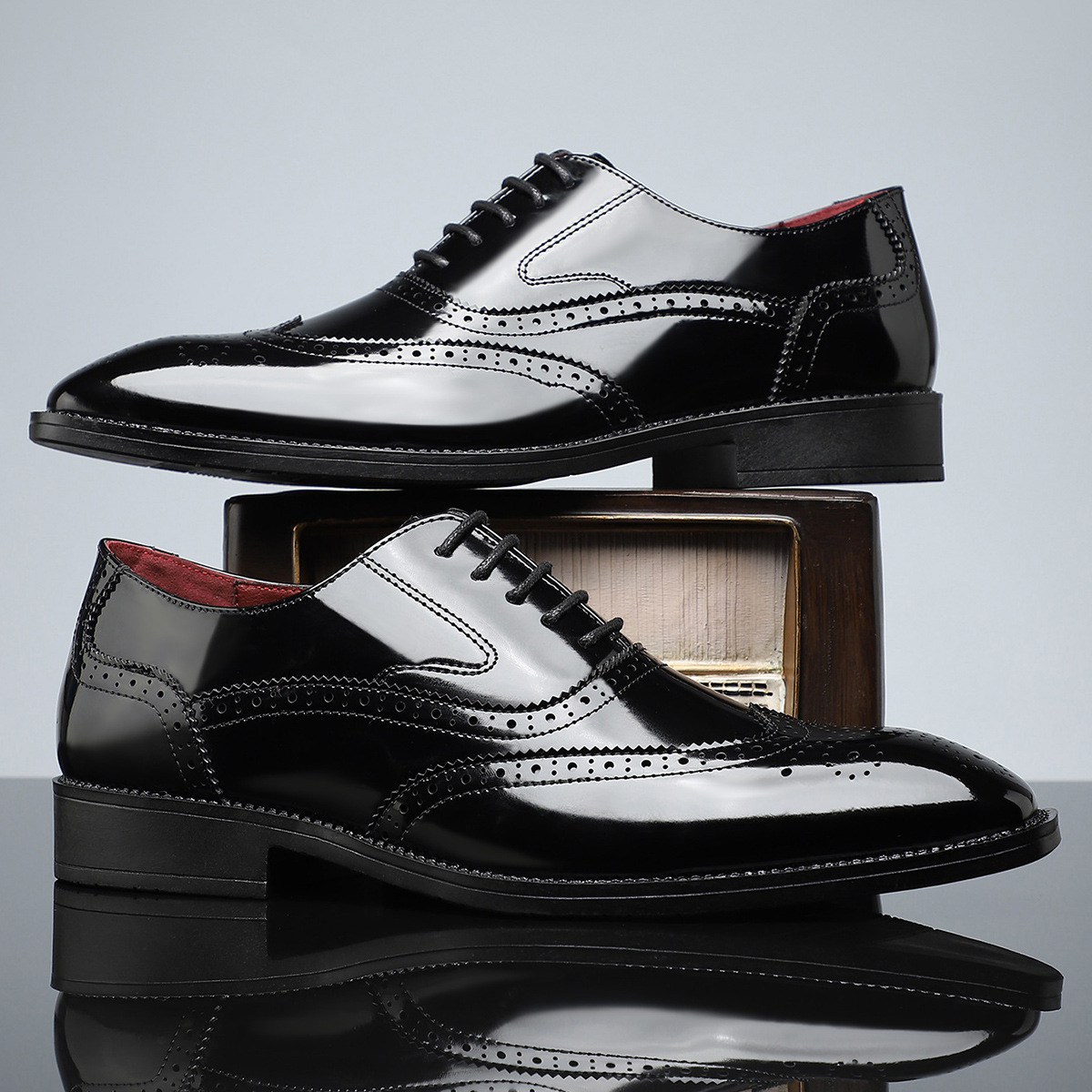 Julian Leather Brogue Dress Shoes