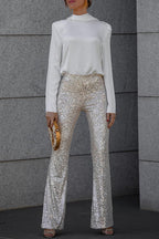 Kiara Sequin Flare Pants