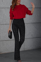 Kiara Sequin Flare Pants