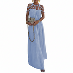 Luo Linen Blend Cover-up Maxi Dress