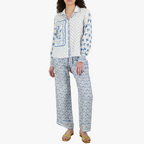 Luy Silk Satin Set - Dragon Print Short Sleeve