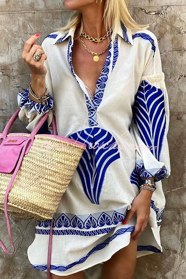 Mila Tunic Shirt Mini Dress