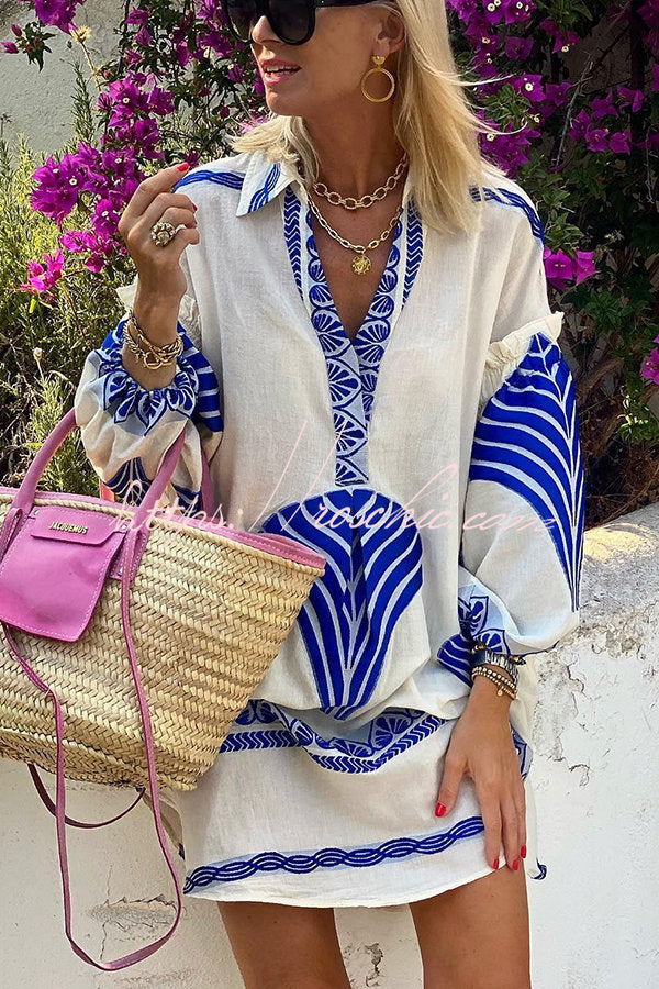 Mila Tunic Shirt Mini Dress