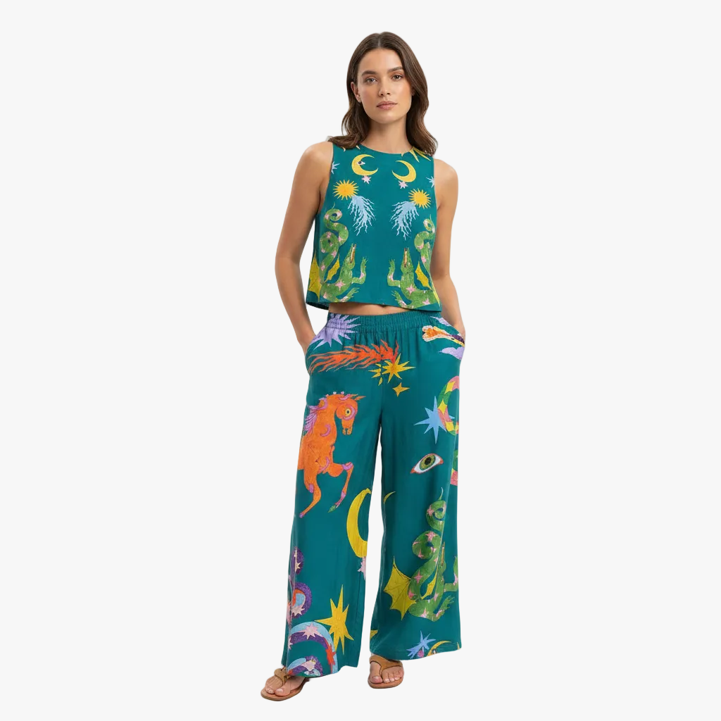 Myla Tank and Pants Set