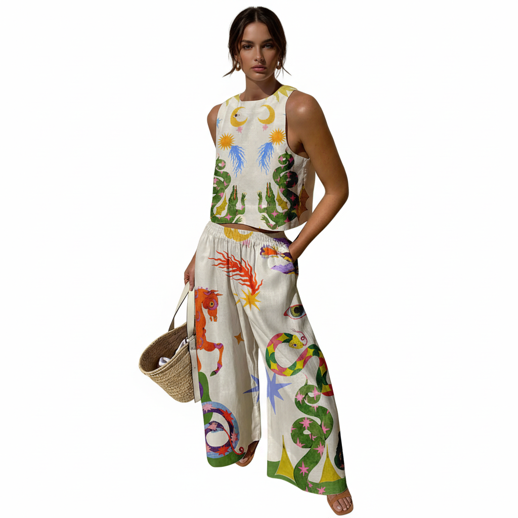 Myla Tank and Pants Set