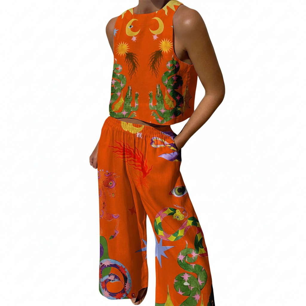 Myla Tank and Pants Set