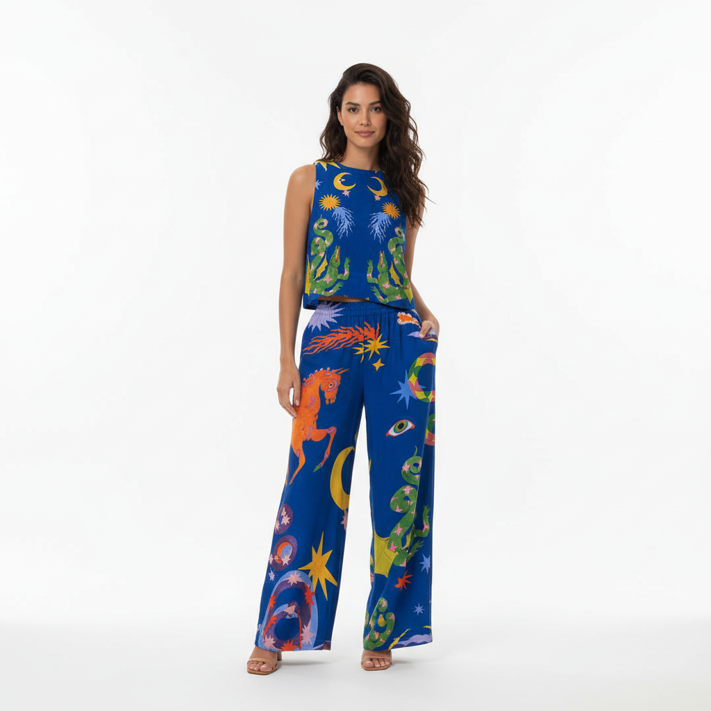 Myla Tank and Pants Set