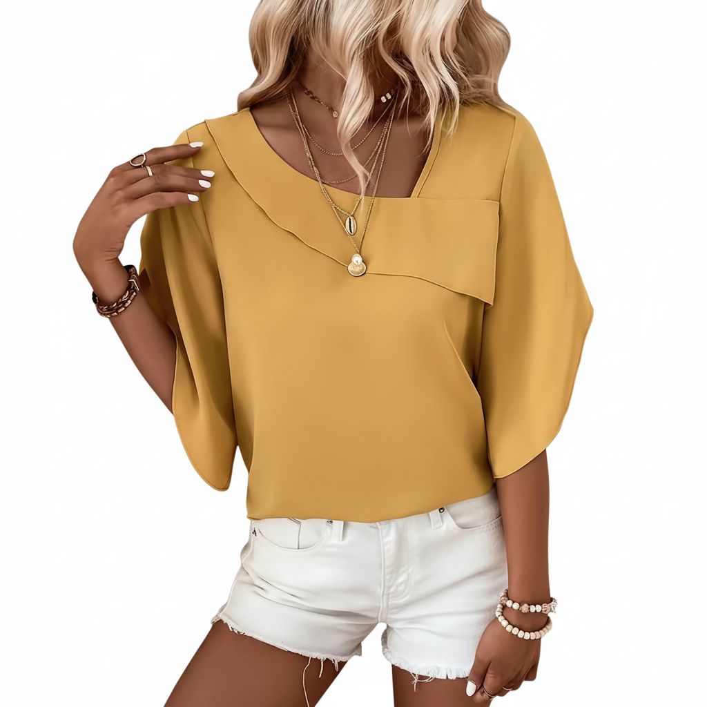 Nora Skew Neck Blouse