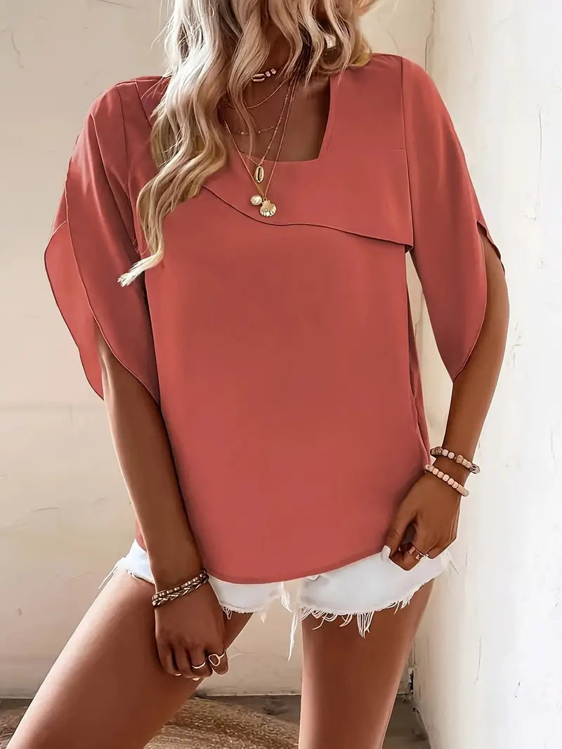 Nora Skew Neck Blouse