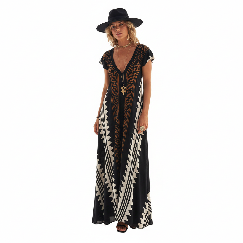 Nue A-Line Maxi Dress