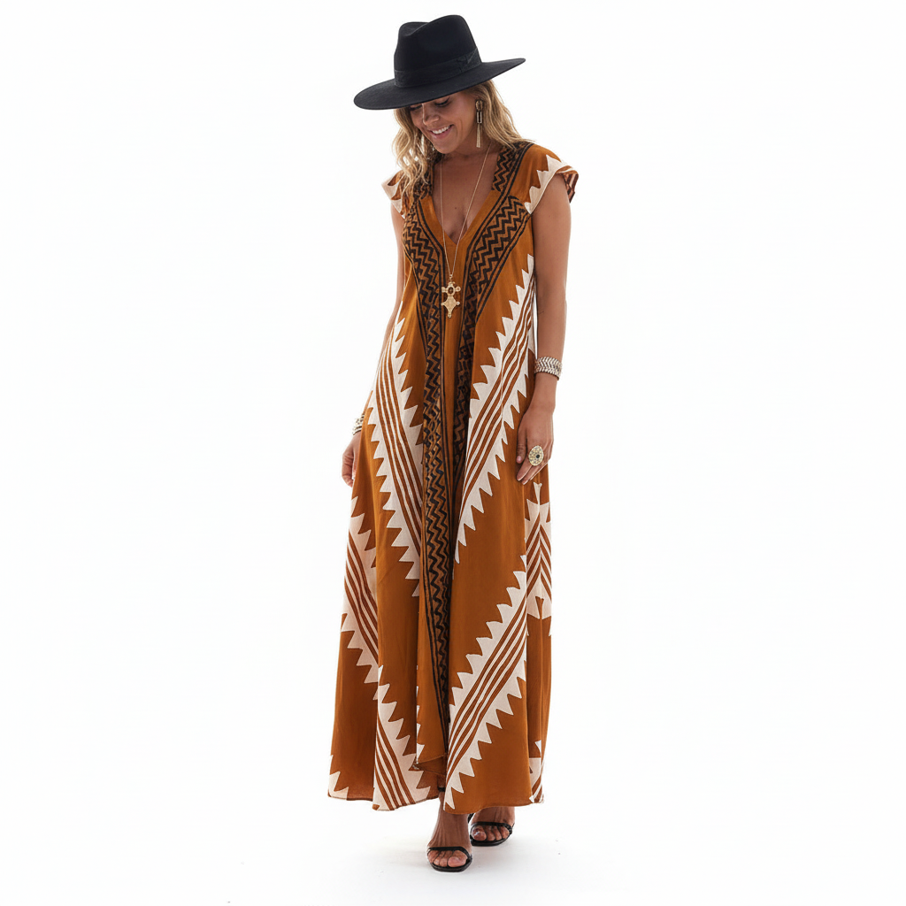 Nue A-Line Maxi Dress