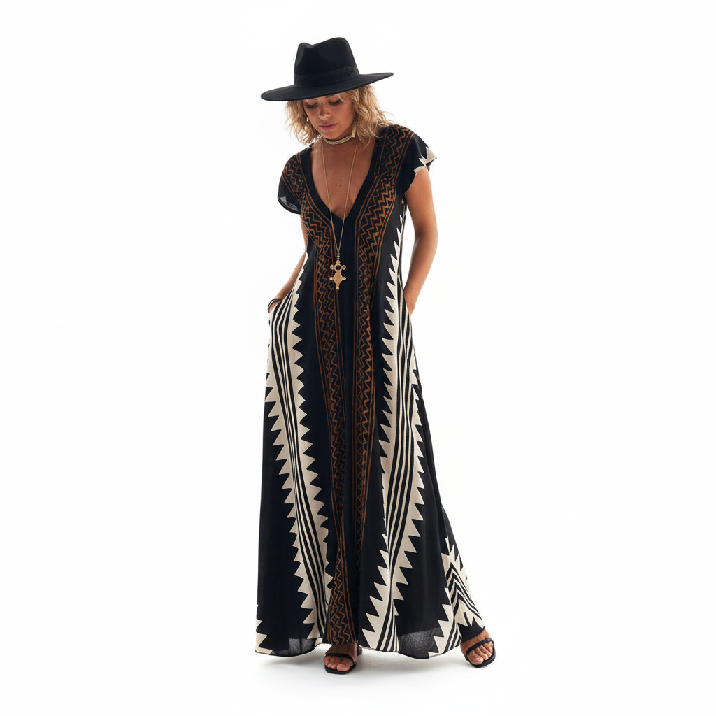 Nue A-Line Maxi Dress