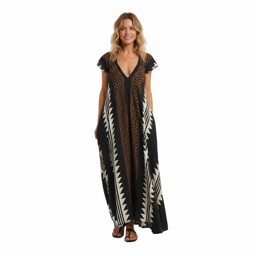 Nue A-Line Maxi Dress