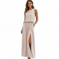 Roe Maxi Dress - Loose Fit Side Slit