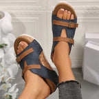 Saskia Ortho Wedge Sandals