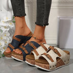 Saskia Ortho Wedge Sandals