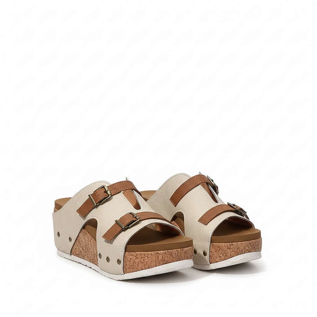 Saskia Ortho Wedge Sandals