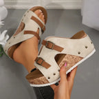 Saskia Ortho Wedge Sandals